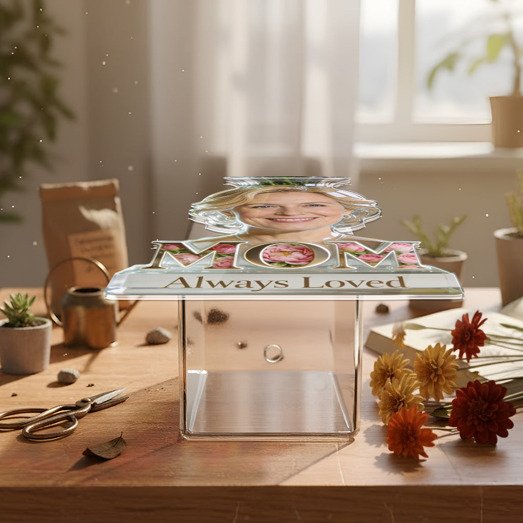 Fleur de Mamie - Pot en Acrylique Personnalisé pour Maman