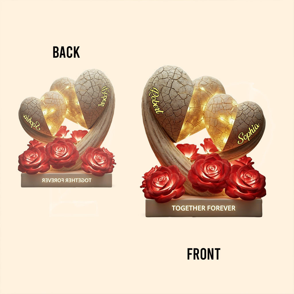 Together Forever - Personalized Couple Custom Shaped Acrylic Plaque