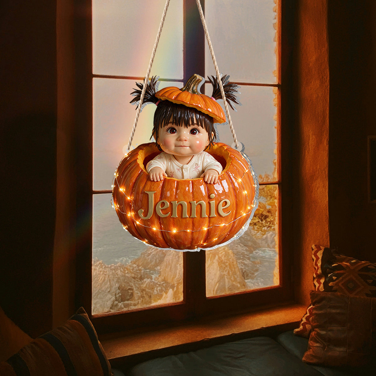 Little Pumpkin - Personalized Kid LED Light Acrylic Sign