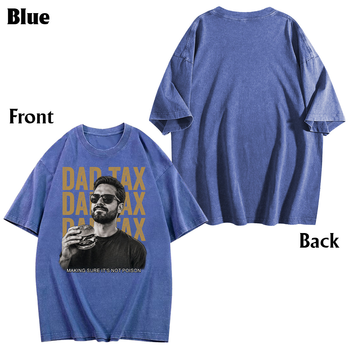 T-shirt personnalisé pour papa - Je fais attention à ce que j'achète
