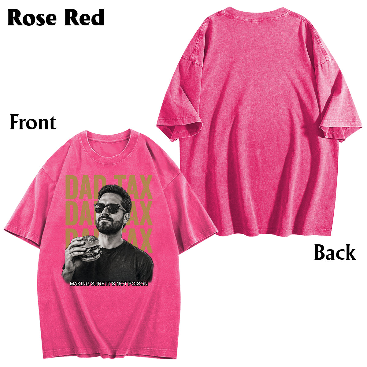 T-shirt personnalisé pour papa - Je fais attention à ce que j'achète