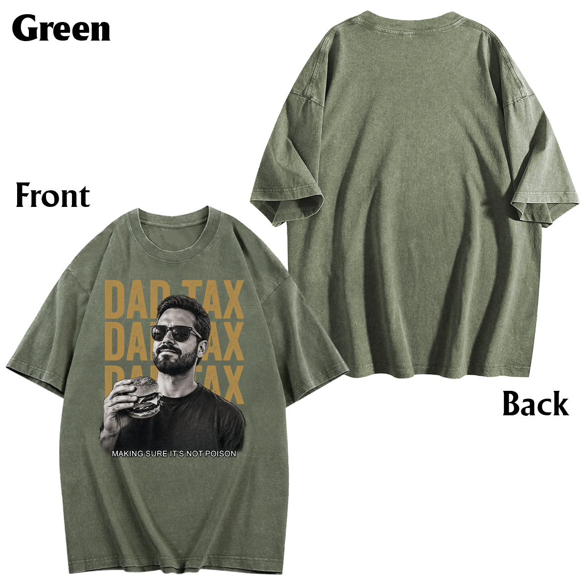 T-shirt personnalisé pour papa - Je fais attention à ce que j'achète