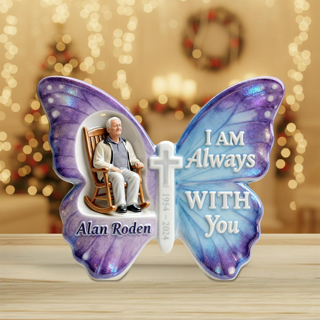 Butterfly Memorial - Personalized Memorial Custom Shaped Acrylic Plaque