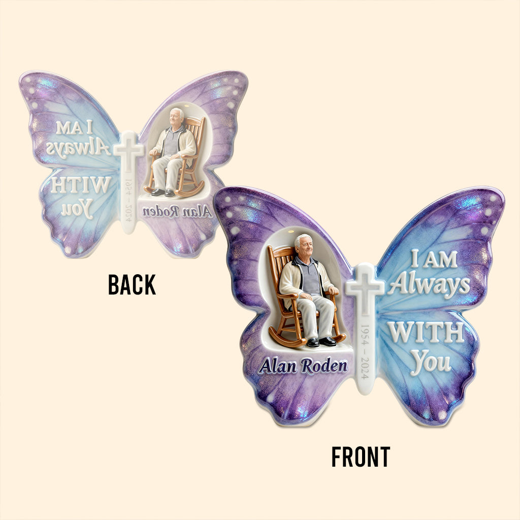 Butterfly Memorial - Personalized Memorial Custom Shaped Acrylic Plaque