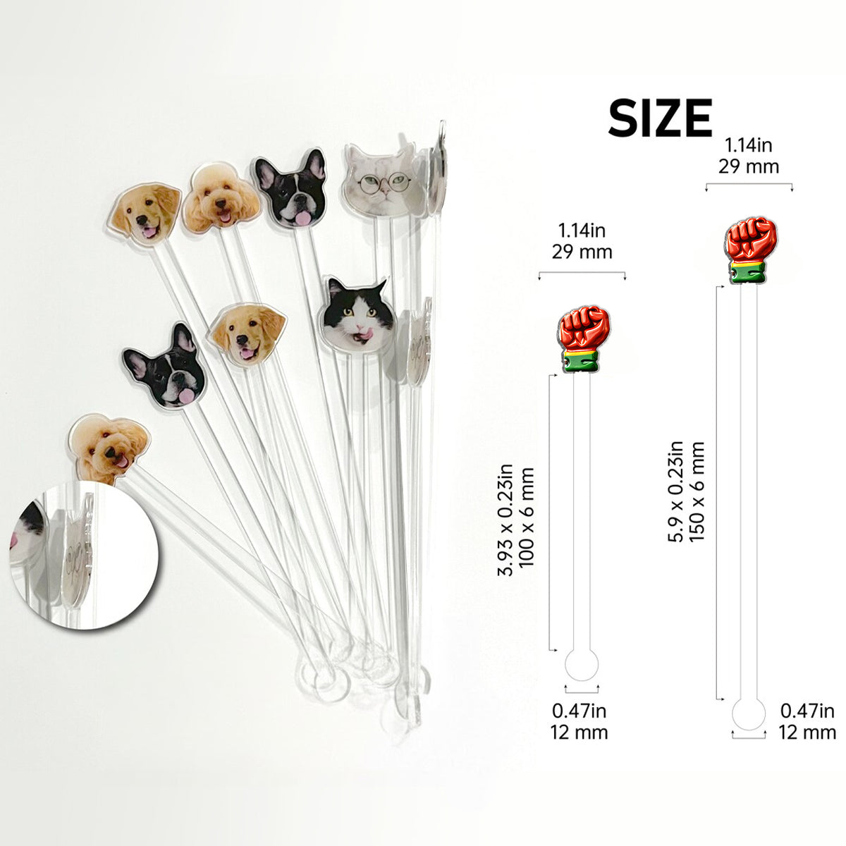 Mois de l'histoire des Noirs, Dieu dit que tu es - Mug personnalisé afro-américain avec agitateurs en acrylique