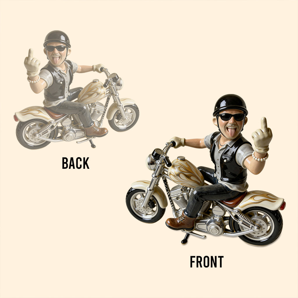 Funny Gift For Biker - Personalized Biker Custom Shaped Acrylic Plaque