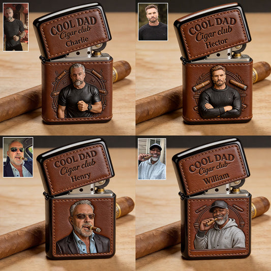 Custom Any Photo - Personalized Father Lighter