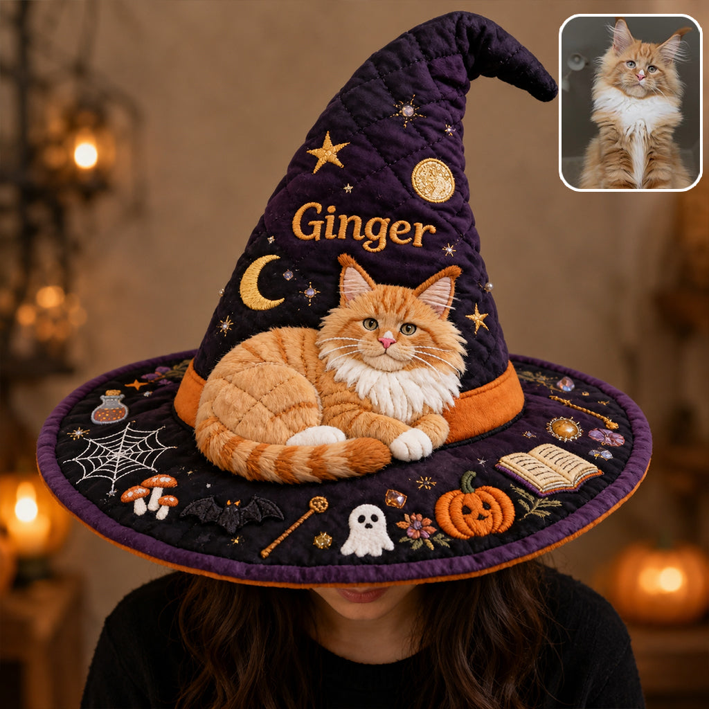 Little Magic - Personalized Witch Quilt Witch Hat