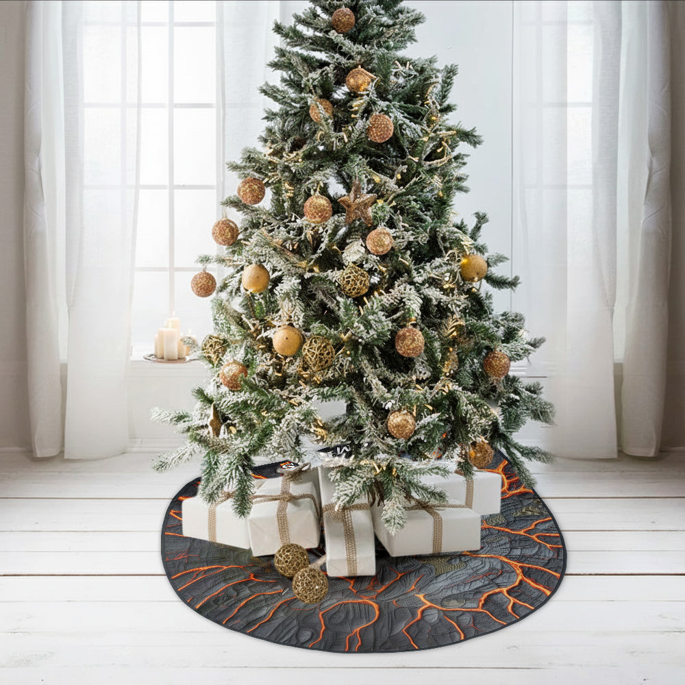 Strong Dragon - Personalized Dragon Shaped Tree Skirt