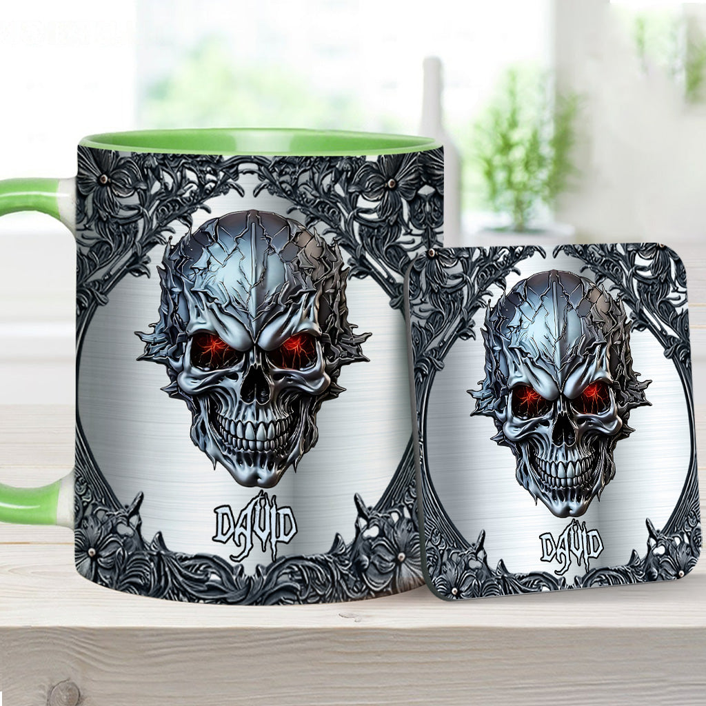 Cool Skull - Personalized Skull Accent Mug
