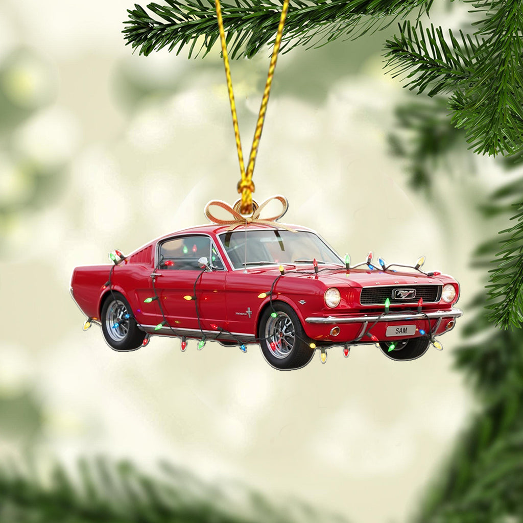 Custom From Any Photo - Personalized Car Lover Ornament