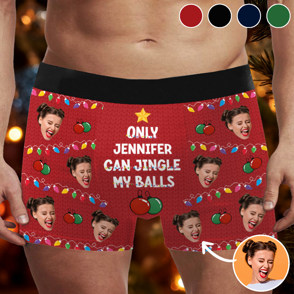 My Balls - Personalized Couple Men’s Boxer Briefs