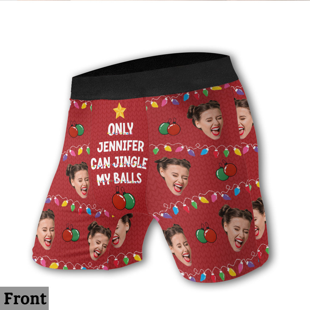 My Balls - Personalized Couple Men’s Boxer Briefs