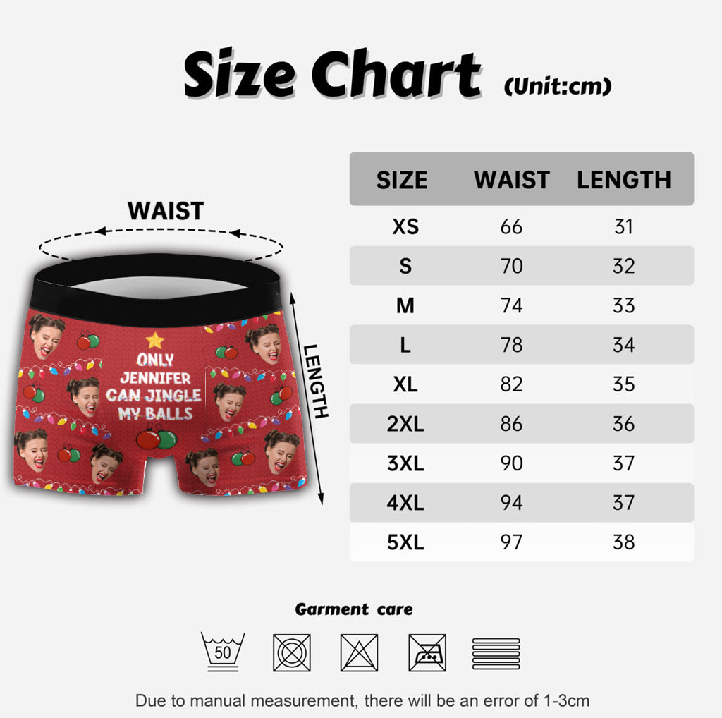 My Balls - Personalized Couple Men’s Boxer Briefs