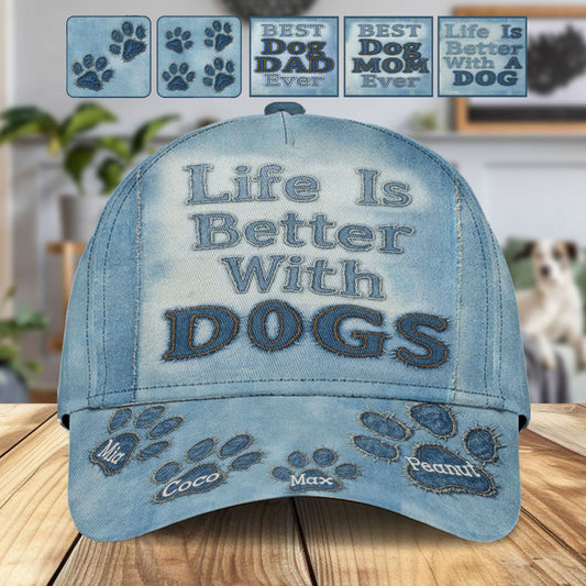 Best Dog Mom Ever - Personalized Dog Classic Cap