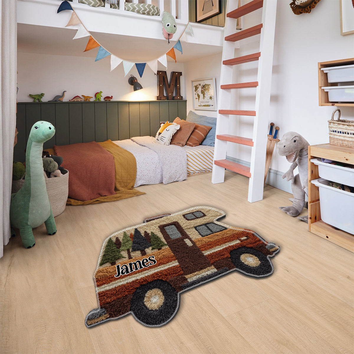 Our Adventure - Personalized Camping Non-Slip Tufted Rug