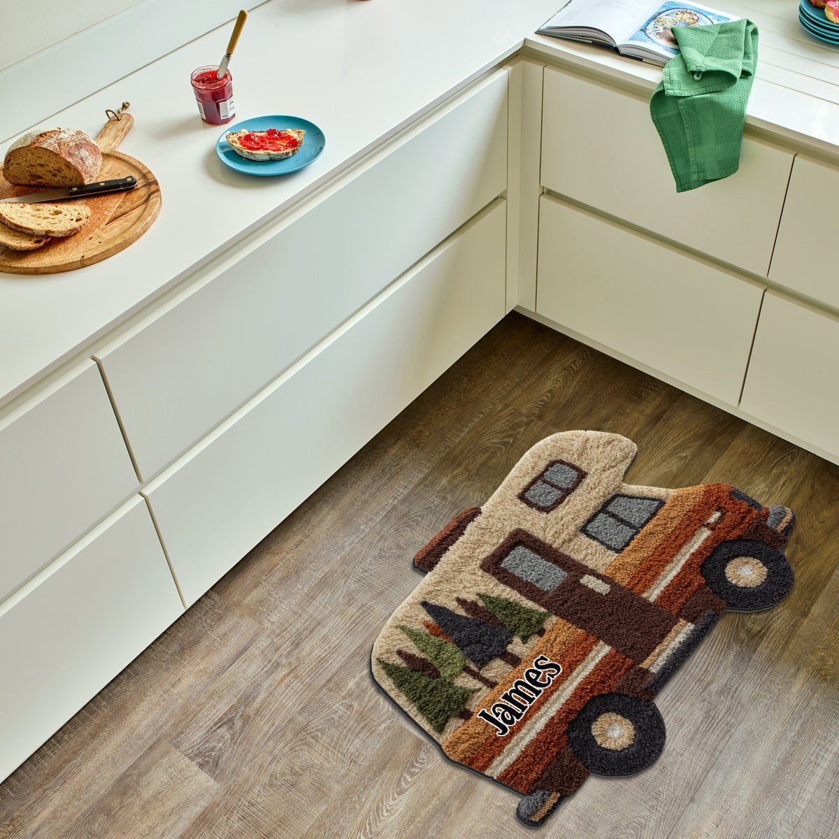 Our Adventure - Personalized Camping Non-Slip Tufted Rug