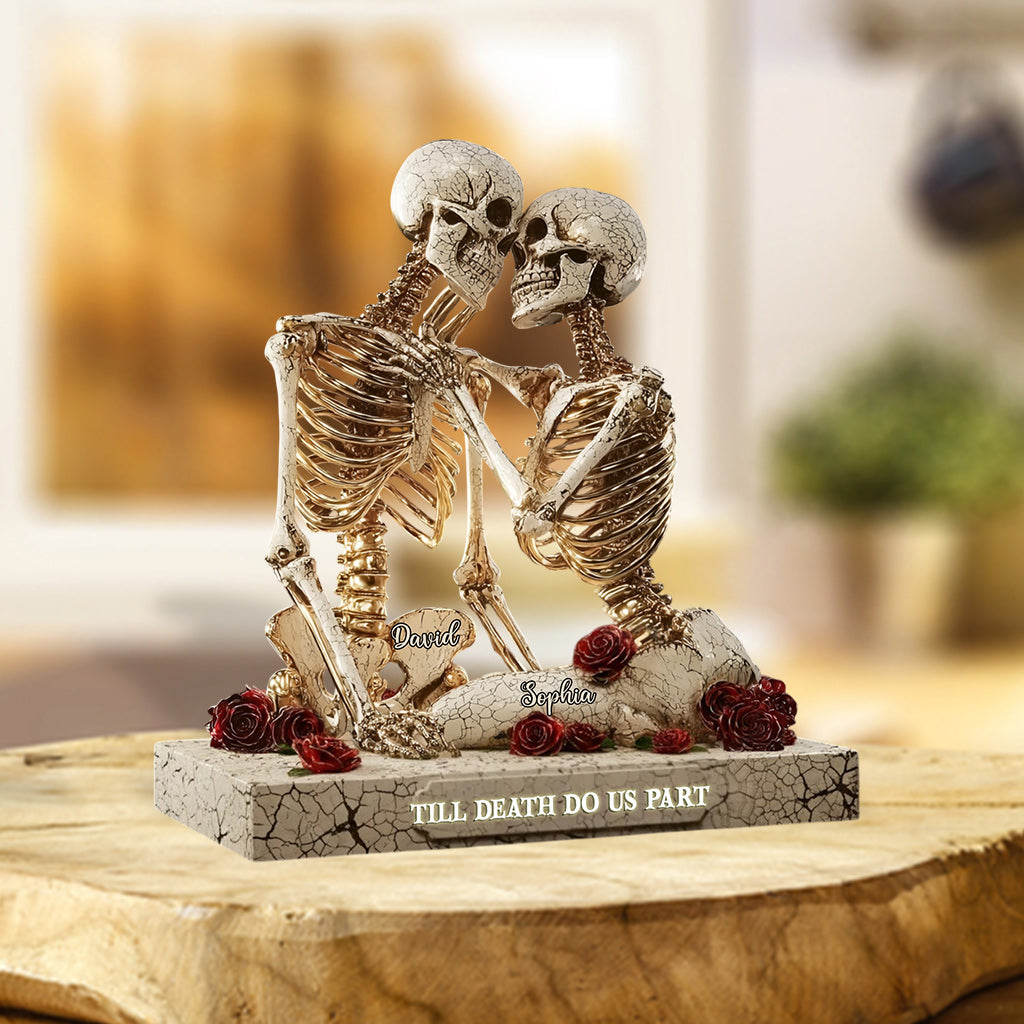 From Our First Kiss To Our Last Breath - Personalized Couple Custom Shaped Acrylic Plaque