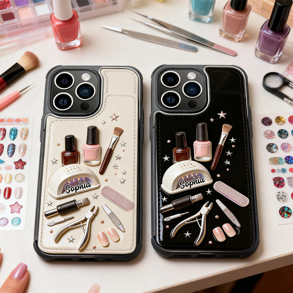 Nail Artist - Personalized Nail Salon Fully Printed Wallet Phone Case