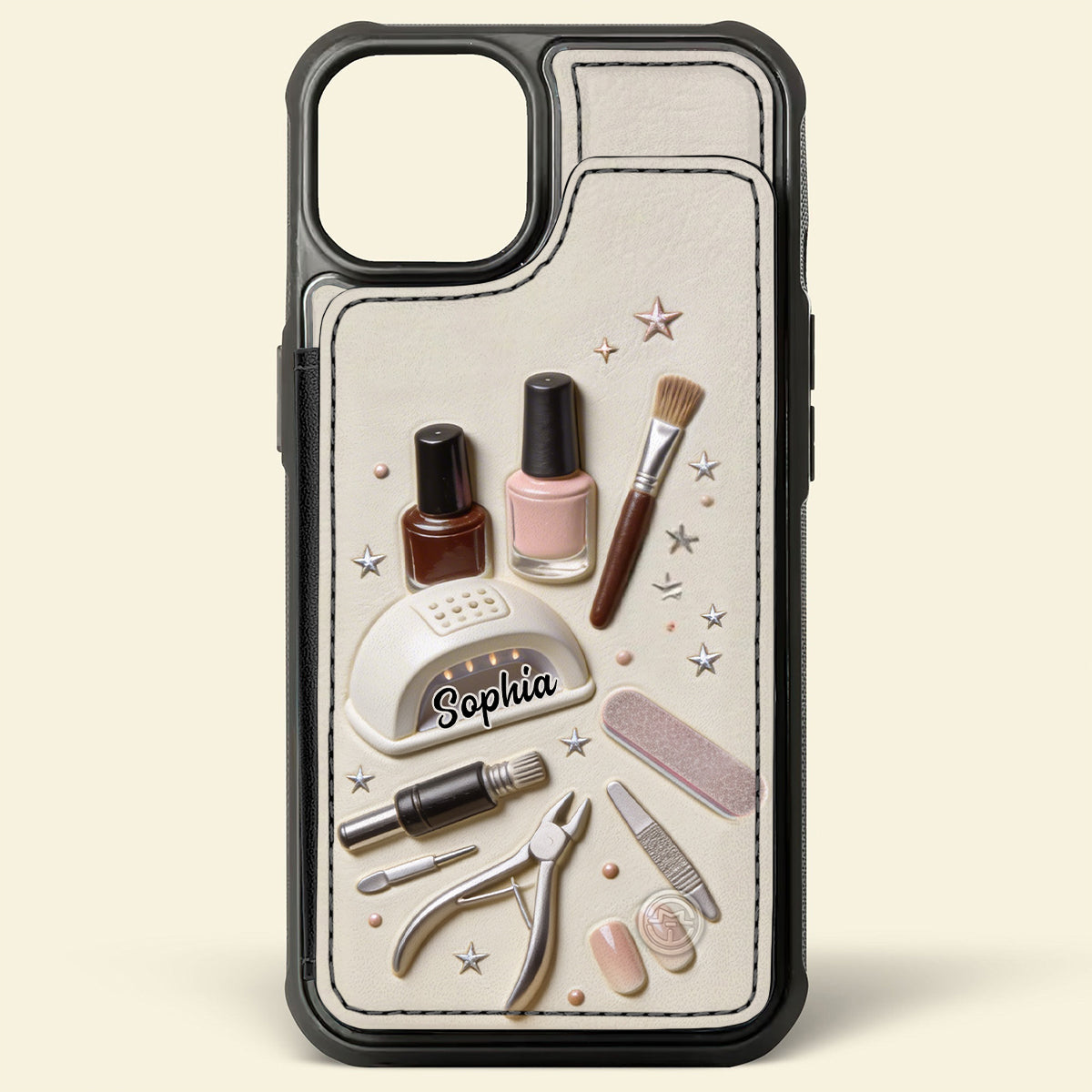 Nail Artist - Personalized Nail Salon Fully Printed Wallet Phone Case