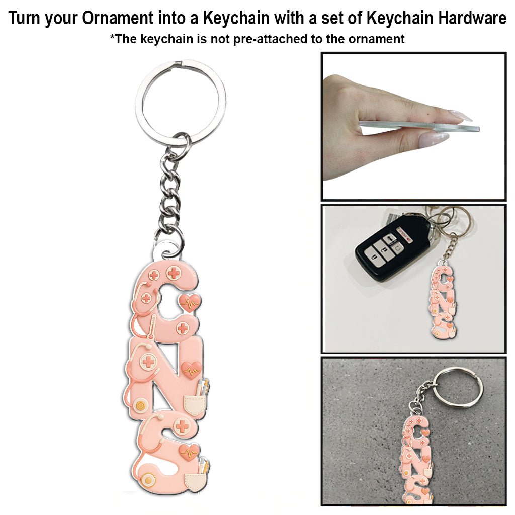 Merry Christmas - Personalized Nurse Ornament