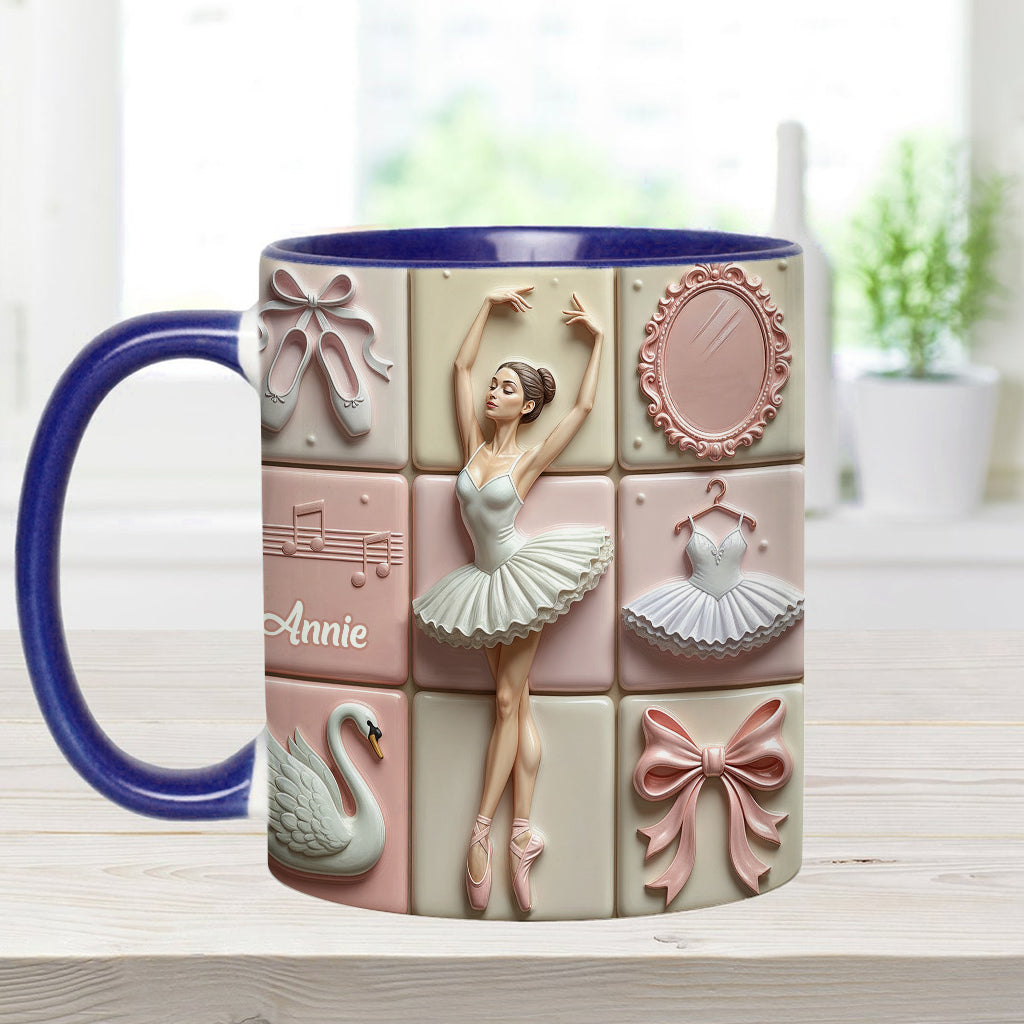 Love Ballet - Personalized Ballet Accent Mug