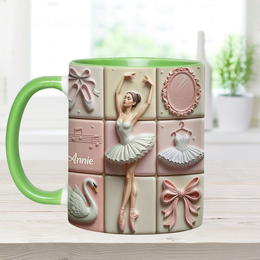 Love Ballet - Personalized Ballet Accent Mug