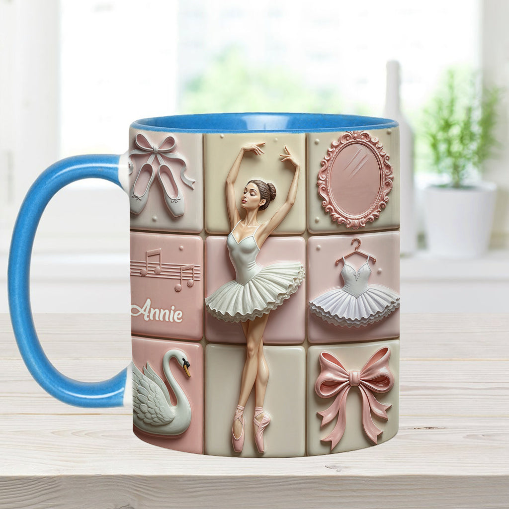 Love Ballet - Personalized Ballet Accent Mug