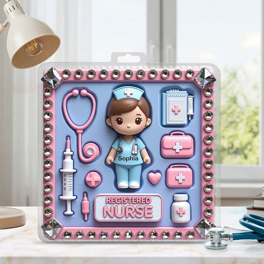 Nurse Life - Personalized Nurse Custom Shaped Acrylic Plaque