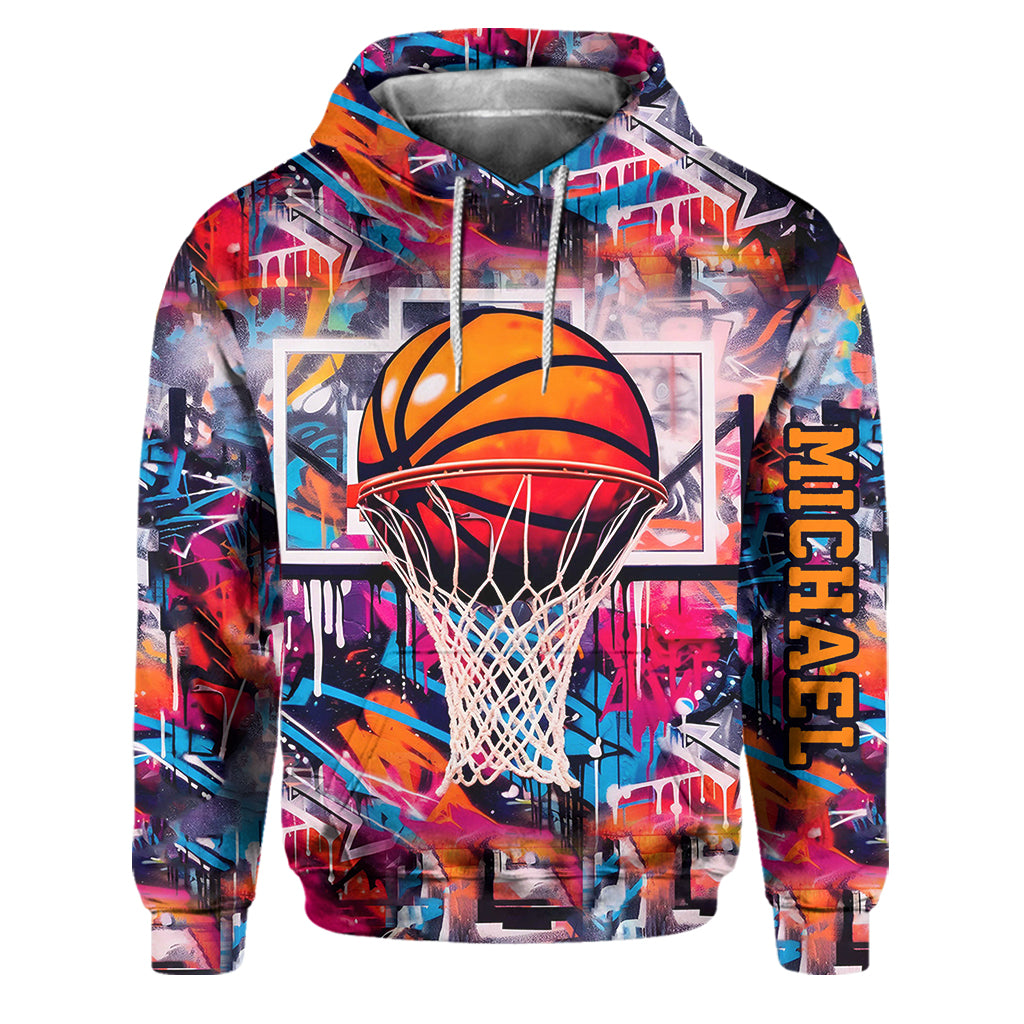 Cool Basketball Design - Personalized Basketball Hoodie and Sweatpants