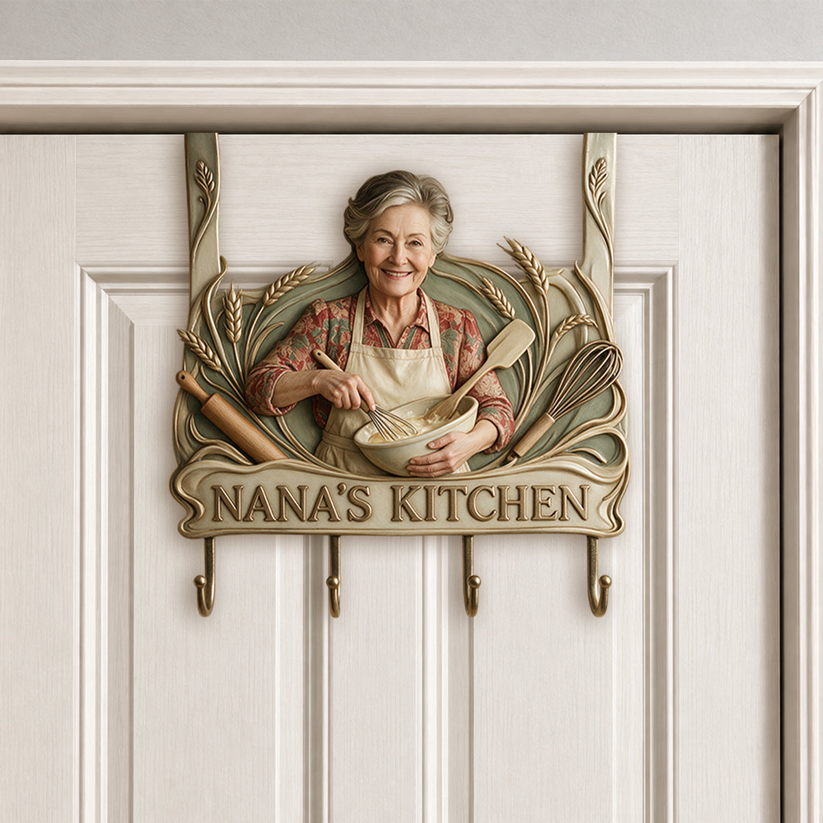 My Happy Place - Personalized Baking Metal Door Hooks