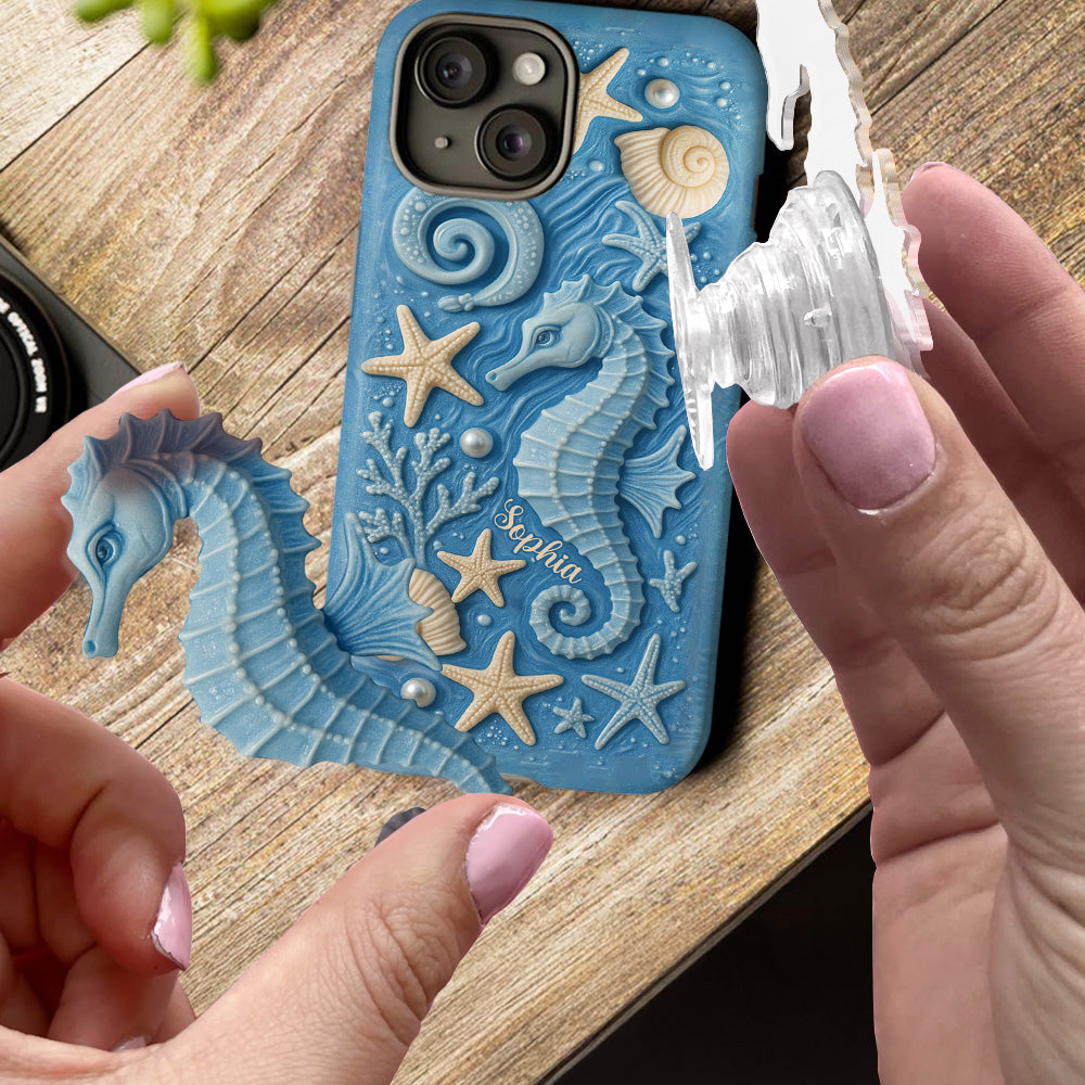 Just A Girl Who Loves Ocean - Personalized Sea Lover Full Print Phone Case