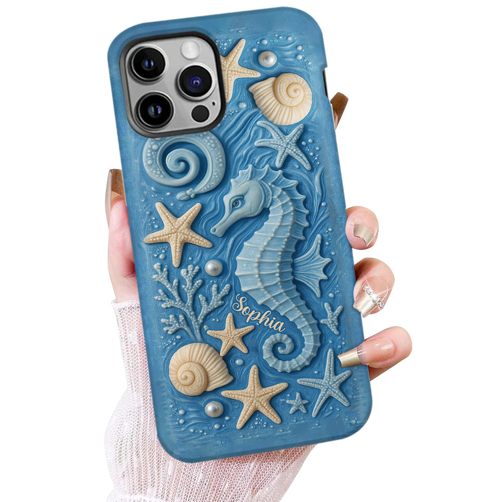 Just A Girl Who Loves Ocean - Personalized Sea Lover Full Print Phone Case