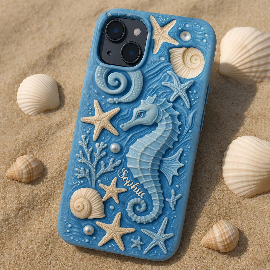 Just A Girl Who Loves Ocean - Personalized Sea Lover Full Print Phone Case
