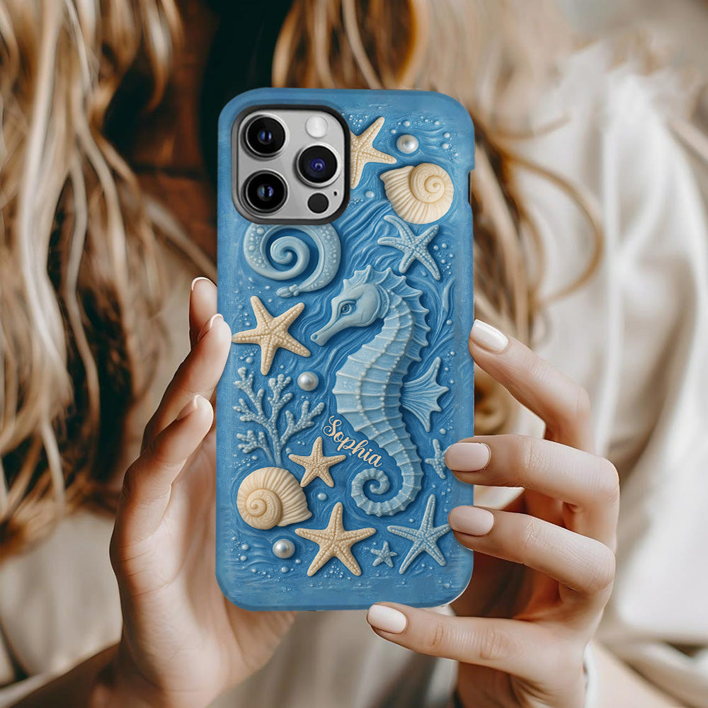 Just A Girl Who Loves Ocean - Personalized Sea Lover Full Print Phone Case