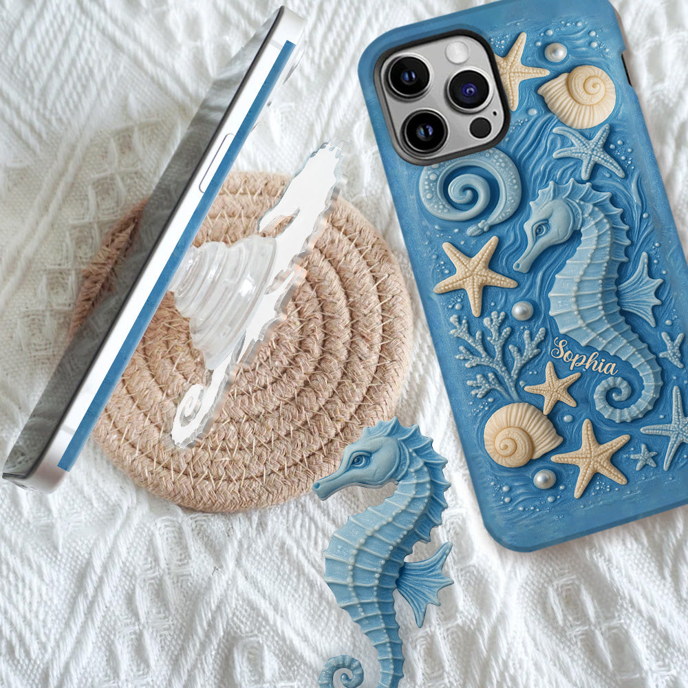 Just A Girl Who Loves Ocean - Personalized Sea Lover Full Print Phone Case