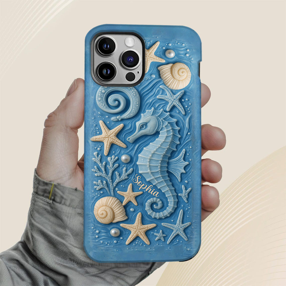 Just A Girl Who Loves Ocean - Personalized Sea Lover Full Print Phone Case