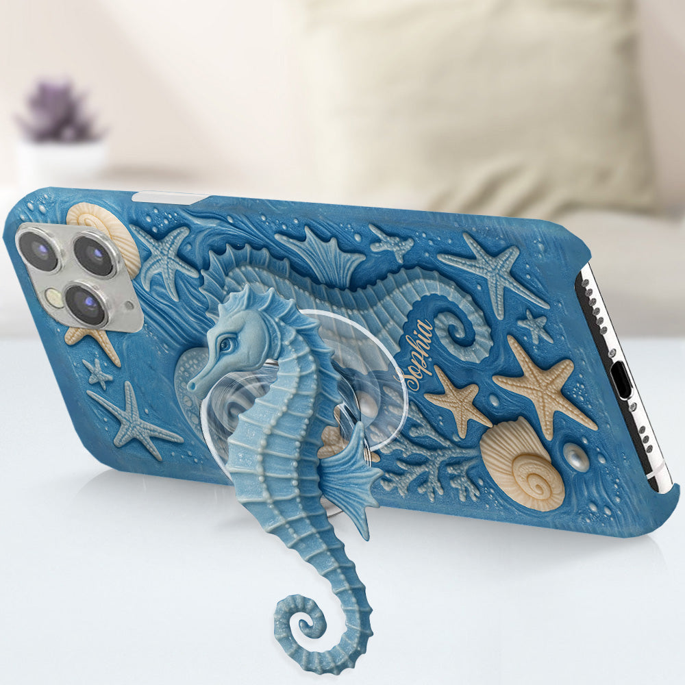 Just A Girl Who Loves Ocean - Personalized Sea Lover Full Print Phone Case