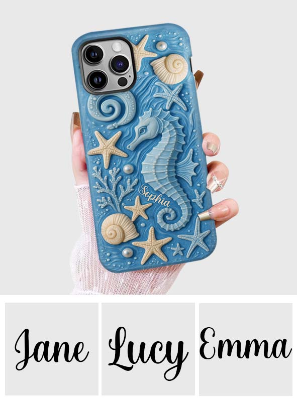 Just A Girl Who Loves Ocean - Personalized Sea Lover Full Print Phone Case