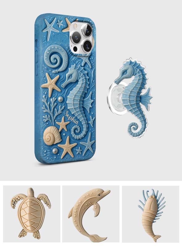 Just A Girl Who Loves Ocean - Personalized Sea Lover Full Print Phone Case