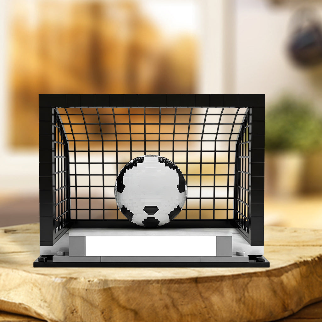 We Score The Best Dad - Personalized Soccer Custom Shaped Acrylic Plaque