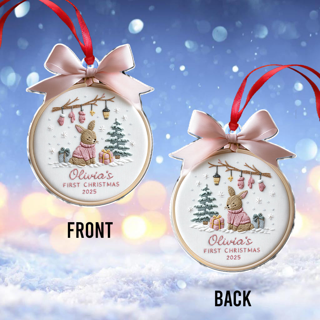 My First Christmas - Personalized Kid Ornament