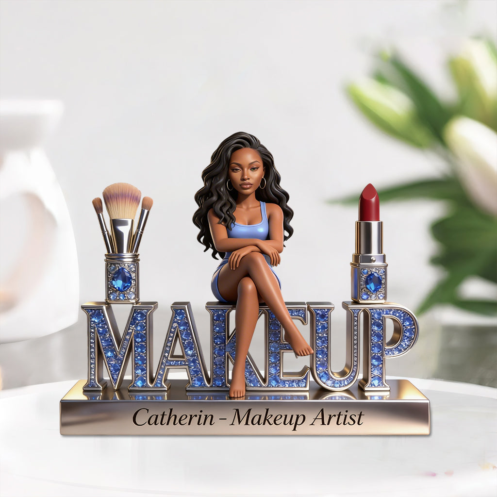 Makeup Artist - Personalized Makeup Custom Shaped Acrylic Plaque