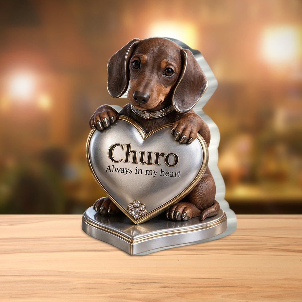 Custom Dog Lover Gift Personalized Pet Portrait Desig, Unique Dog Mom Dad Present for Puppy Owners, Cute Pet Memorial Gift, Personalized Dog Gift - Personalized Dog Custom Shaped Acrylic Plaque