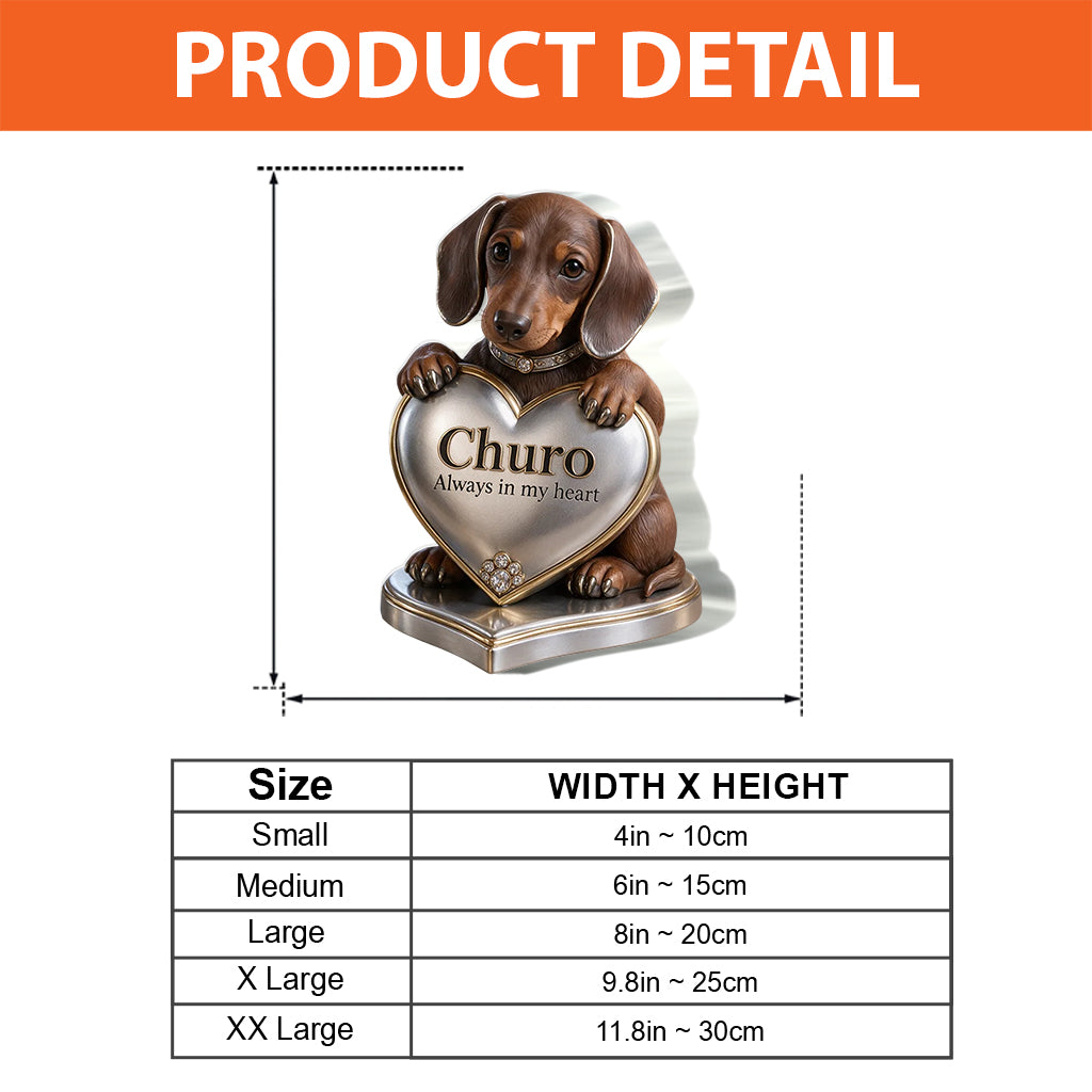 Custom Dog Lover Gift Personalized Pet Portrait Desig, Unique Dog Mom Dad Present for Puppy Owners, Cute Pet Memorial Gift, Personalized Dog Gift - Personalized Dog Custom Shaped Acrylic Plaque