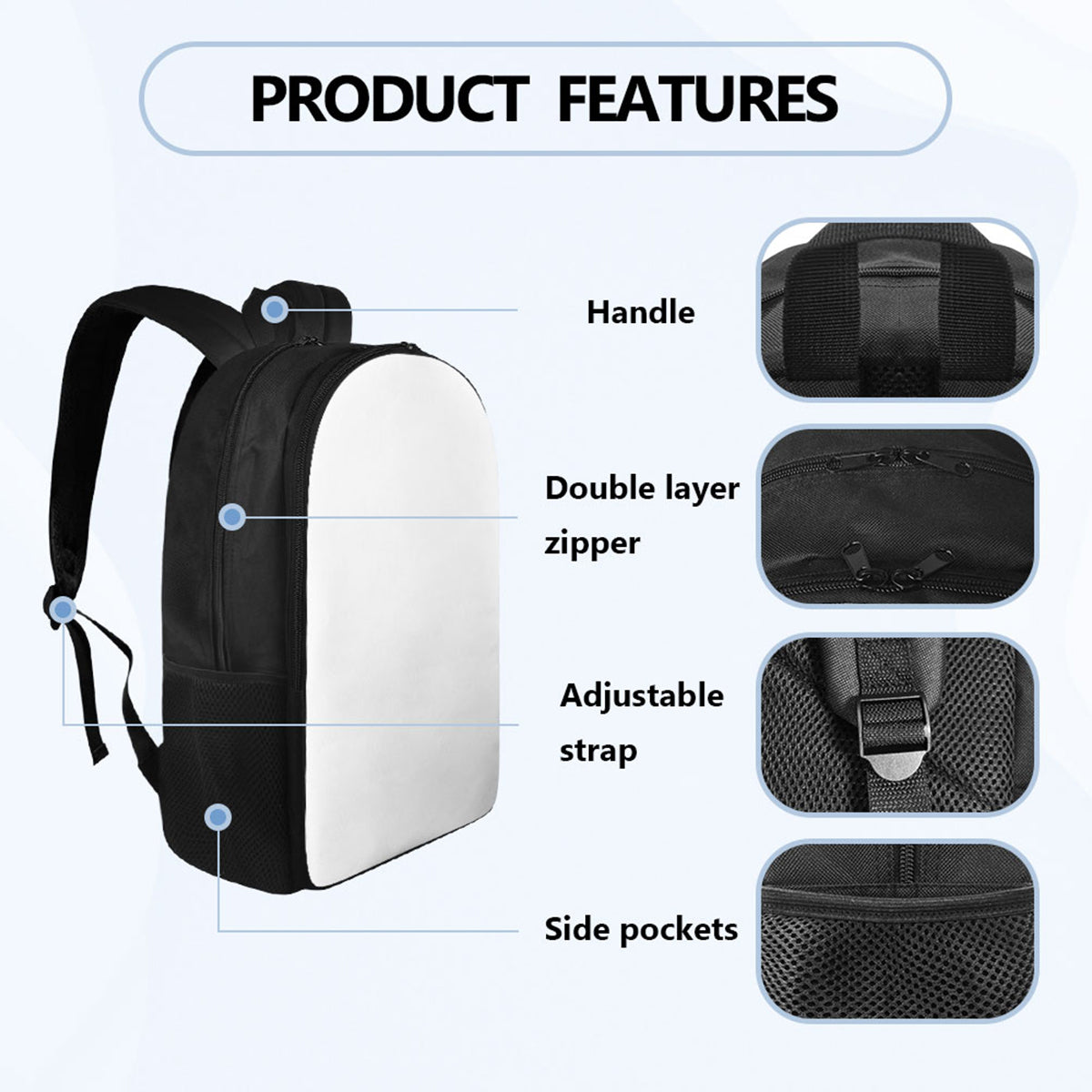 Astronaut And Space - Personalized Kid Multifunctional Backpack