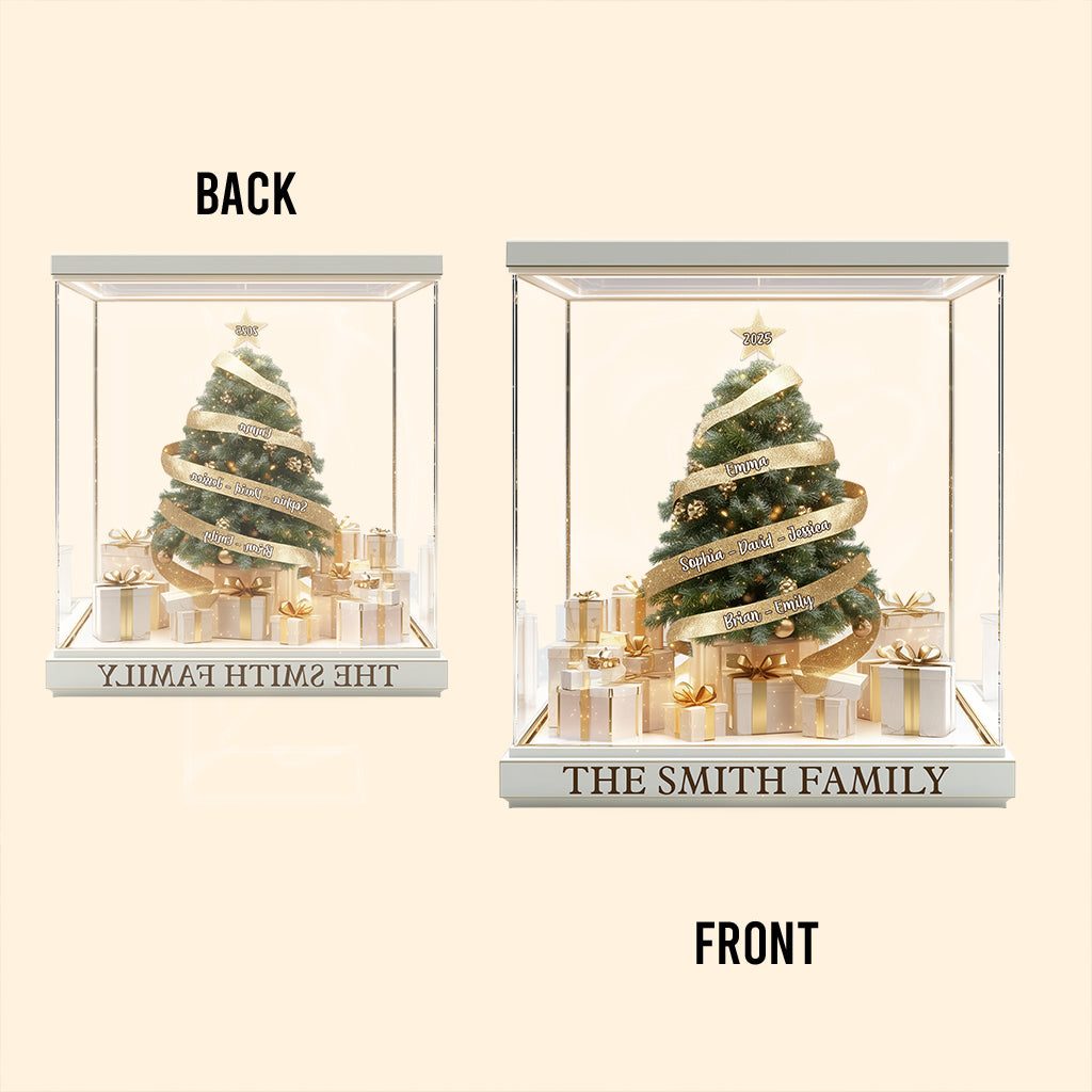 Merry Christmas - Personalized Family Custom Shaped Acrylic Plaque