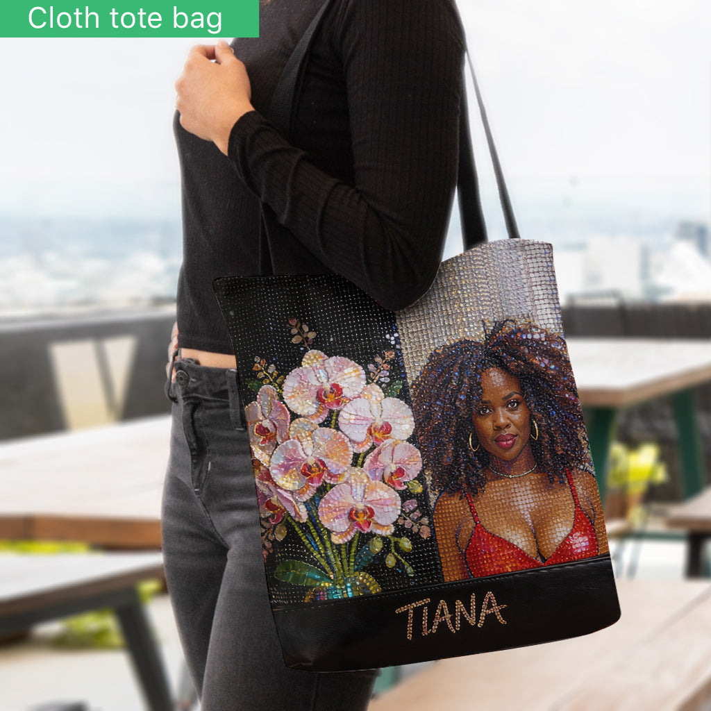 Jedes Foto, Blume - Personalisierte Selbstliebe Tragetasche