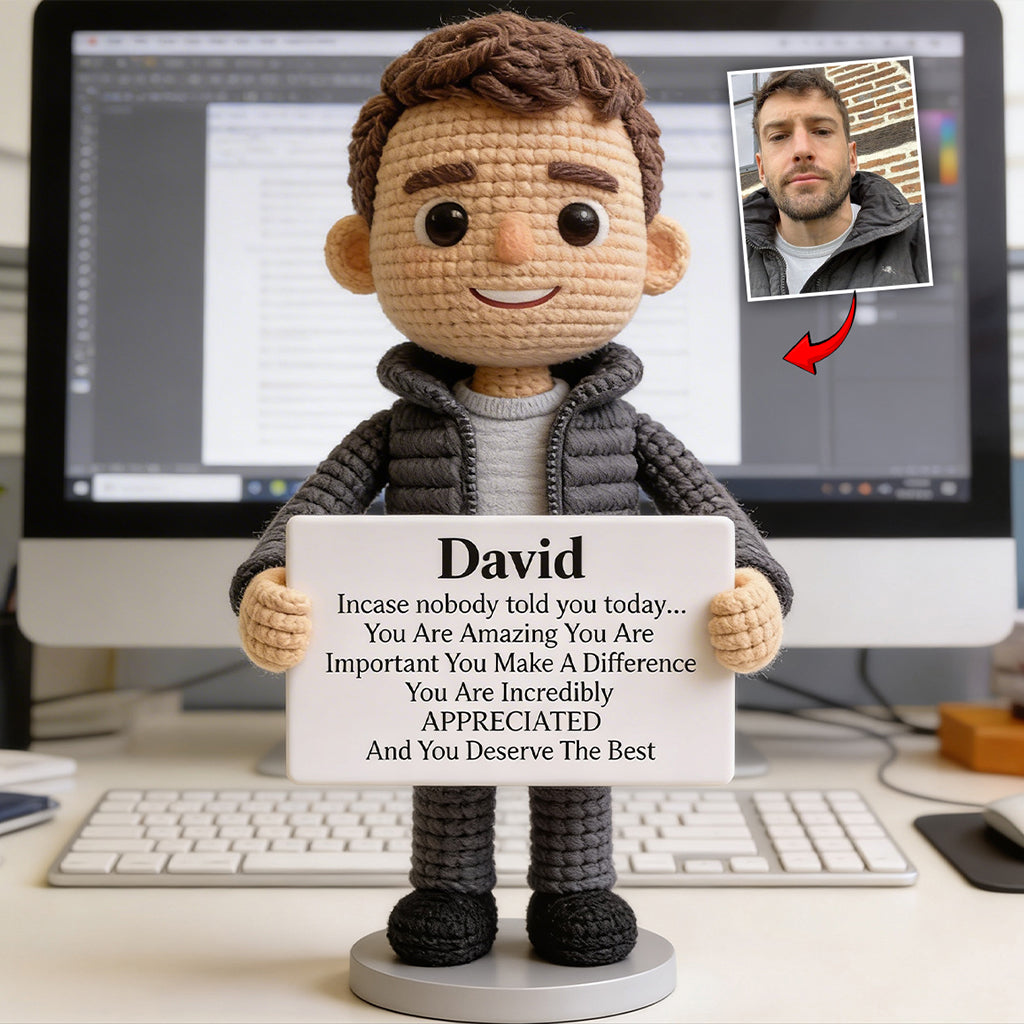 You Make A Difference - Personalized Colleague Custom Shaped Acrylic Plaque