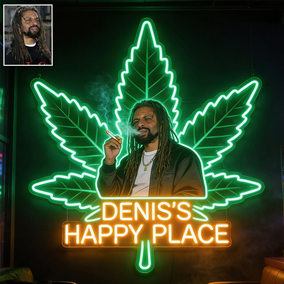 Lumière Néon High Life - Enseigne LED Personnalisée en Acrylique